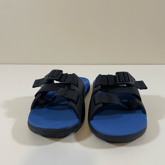 Chaco CHILLOS ACTIVE Unisex Kid's Slide Slip On Sandal Blue Size 3 Boys Sandals - Picture 3 of 8